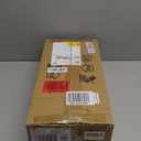 luckystyle Dimmable Floor Standing Tall Lamp, 12W Led Bulb with Lampshade, Foot Switch, Remote Custom Color Temperature Pole for Bedroom, Office, Kids & Living Room, Black