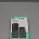 Wyze Auto-Lock Bolt, Fingerprint Keyless Entry Door Smart Bluetooth Deadbolt Replacement, Backlit Keypad, IPX5 Weatherproof, in-App History and Scheduled Access, BHMA, UL 20-Min Fire Rated (1 Pack, Matte Black)