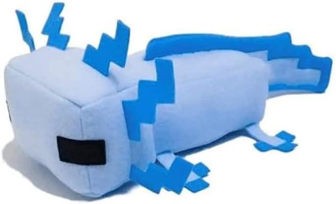 Blue Axolot Plush Plush Stuffed Toy Soft Throw Pillow Decorations for Video Game Fans, Kids Birthday Party Favor Preferred Gift for Holidays, Birthdays(Blue Axolot)
