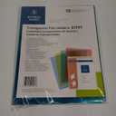 Business Source Green Transparent Poly File Holders