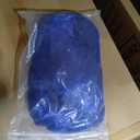 28 Inch/70 cm Blue Wig Long Curly Wig and Party Sunglasses, Cosplay Color Wig with Neon Glasses for Women - Bachelorette Party Wigs Decorations Favors (Blue)