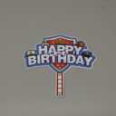 QAMEGX Dog Cake Topper- Dog Birthday Decorations, Cute Cartoon Birthday Cake Topper