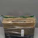 Storage Basket for Organizing, Woven Baskets for Storage, Rectangle Decorative Baskets for Shleves, Closet, Toys, Books, Nursery Organizer Bins - Pack of 3 (Black & Brown, 13"x9.85"x8.7")