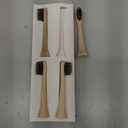 The Humble Co Bamboo Electric Toothbrush Heads Compatible with Philips Sonicare Toothbrushes - Replacement Toothbrush Heads with Soft Bristles - Dental Oral Care & Hygiene - Charcoal Infused Bristles