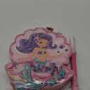 Seashell Piñata for Mermaid Birthday Party Girl, Sea Theme Piñata with Stick, Blindfold and Confetti for Mermaid Birthday Decorations Supplies