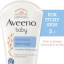 Aveeno Baby Eczema Therapy Moisturizing Cream, Natural Colloidal Oatmeal & Vitamin B5, Baby Cream for Dry, Itchy, Irritated Skin Due to Eczema, Paraben- & Steroid-Free, 5 fl. oz (5 Ounce (Pack of 1))