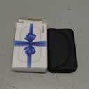 xiviers Business Card Holder，PU Leather Business Card Case Color Printing Pattern Card Holder Wallet，Pockets Magnetic Credit Card Holders for Men and Women，Black