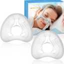 Nasal Mask Cushion for AirFit N20, 2 Packs Reliable Seal & Perfect Fit for Nasal Pillow Mask Cushions - Replacement Supplies(Large) (Transparent)