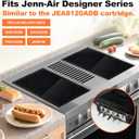 Radiant Cartridge A122B Compatible with Jenn-Air Designer Series Cooktops and Ranges, Electric Slide-In Ranges with Glass-Ceramic Surface, Similar to JEA8120ADB (2 Pack)