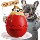 Classic Dog Toy for Extra XX-Larger Aggressive Chewers Indestructible Tough Enduring Wet Food Cups Slow Dispenser Interactive Big Puppy Toys Teeth Toothbrush Chase Fetch Chew Medium Dogs Breed