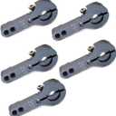 FainWan 5PCS 25T Aluminum Servo Horns M3 Threads Metal Steering Arm for RC Car Truck Buggy Airplane,Gray