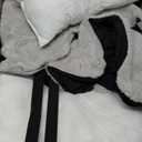 BurgeonNest Dog Car Seat for Small Dogs, Detachable and Washable Cat Carseats Under 25 lbs, Soft Pet Booster Seats with Storage Pockets and ClipOn Leash Portable Car Travel Carrier Bed, Black Grey