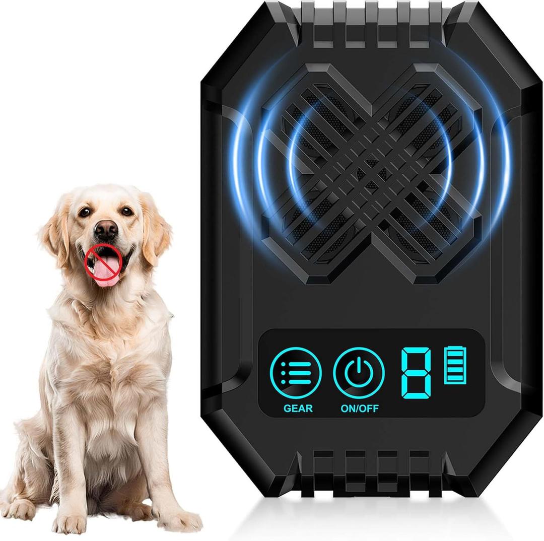 Anti Barking Devices, Ultrasonic Dog Bark 3 Modes, Anti Barking Device for Dogs  Rechargeable Long Range 50FT