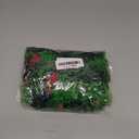 16.4 Ft Dark Green Frost Tip Metallic Tinsel Garland with 50 Warm LED Lights, Artificial Xmas Tree Decoration for Indoor Outdoor, Holiday Party Supplies