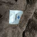 YUSOKI Luxury Faux Fur Blanket for Queen Size Bed 2 Layers,7.3lb,All Ages,Home Decoration Without Pillows (Brown,90"x90")