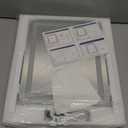 FENNIO Vanity Mirror with Lights - 15"x12.6" LED Lighted Makeup Mirror, Large Makeup Mirror with Lights, Touch Screen with 3-Color Lighting, Dimmable, for Vanity Desk Tabletop, Bedroom (White)