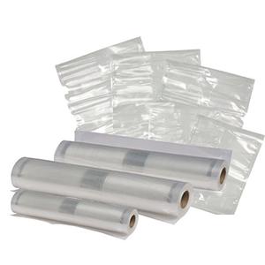 Nesco VS-07V Vacuum Sealer Bag Variety Pack, Bag/Roll Combo, Clear 4 Pack