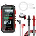 6000 Counts True RMS AC/DC Voltage Tester,FS899L Digital Multimeter with Color Screen, USB C Rechargeable Electrical Testing, NCV, Capacitance, Non Contact Voltage Detector for Car, Home(FS899L)