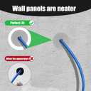2 x 6pcs Cable Routing Kit for Starlink, Silicone Cable Pass Through Bushings for 1 Inch Wall Hole Cable Wall Wire Cord Grommet Cable Mounting Accessories for Starlink Ethernet Cable(Gray)