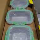 JoyJolt 24pc Borosilicate Glass Storage Containers with Lids | 12 Airtight/Freezer Safe Food Storage Containers for Pantry and Kitchen | Meal Prep Container for Lunch | Glass Tupperware Set