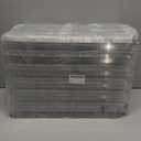 120 Pcs 12 Count Plastic Egg Cartons Cheap Bulk, 2x6 Grids Clear Empty Egg Cartons, Clear Egg Containers for Fresh Chicken Eggs for Chicken Farm Business Market, Refrigerator Use, 28.2 x 10 x 7 cm