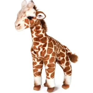 Bearington Twiggie Giraffe Stuffed Animal - 15" Soft and Realistic Baby Giraffe Plush Toy with Cuddly Faux-Fur - Adorable Stuffed Animal Giraffes Gift for Kids, Zoo Lovers, and Plush Collectors
