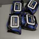 4 x Disposable Nitrile Gloves, 5 Mil Thickness Latex-Free & Powder-Free Food Safe, Cooking, Cleaning Gloves (Black of 50)