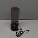 Portable Blender, Mini Personal Blender for smoothies USB Rechargeable On The Go Mixer Electric Blender Personal Size Rechargeable USB, 380Ml Juicer Cup With 6 Blades (Black), Medium