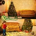 KNONEW Christmas Net Lights, 600 LEDs 19.7ft x 13.1ft Outdoor Waterproof Mesh Lights with 8 Modes & Timer, Plug-in Net Fairy Lights for Garden Bushes, Party Wedding Holiday.Warm White