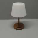 Outdoor Battery Operated Table Lamp, IP54 Waterproof Shower Lamp, 4000mAh Rechargeable Cordless Lamp, 3 Color Temperatures Dimmable, Small Touch Table Lamp for Bedroom, Patio, Camping, Restaurant