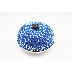 Autobahn88 Mushroom High Flow Air Intake Filter, 3" (76mm) Inlet, Oil-Free, Metal Frame (Blue)