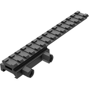 14-Slot Picatinny Rail Riser Mount (1"/0.83"/0.5" Height), 5.7" Length Flat Top Mount Adapter and Riser Mount