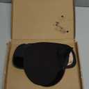 JIKIOU Mouse Pad, 2 Pack Ergonomic Mouse Pads with Comfortable Gel Wrist Rest Support and Smooth Cloth, Non-Slip PU Base for Easy Typing Pain Relief Durable and Easy to Clean Small Black