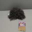 HUA Grey Glueless Wigs Human Hair Wigs for Black Women Grey Short Curly Wigs for Black Women Human Hair Mixed Kinky Curly Wear and Go Glueless Wig Ombre Gray 8 Inch Short Wigs for Older Women (WIG Grey)