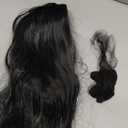 WildCos 25 Inch/ 65 cm Long Straight Cosplay Wig for Women Cute Black Straight Wigs for Halloween Costume (Black)