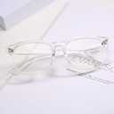 Pro Acme Non-prescription Glasses Clear Frame Glasses for Women Men (A1 | Transparent)
