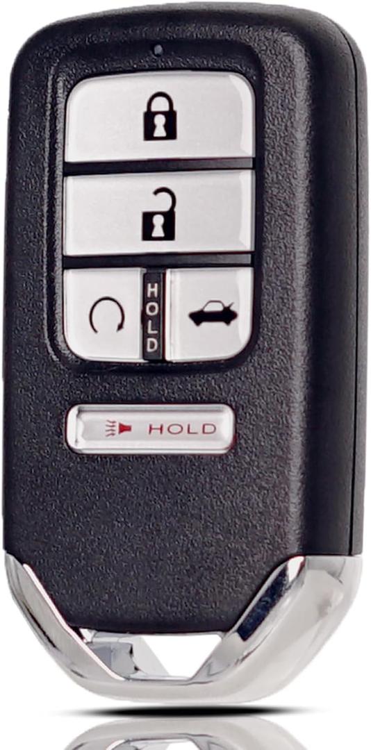 MechanMagic Key Fob Replacement Fits for Honda Accord Insight 2018-2022 Smart Keyless Entry Remote Control FCC ID: CWTWB1G0090 72147-TVA-A01/A21/A31 5 Button Push Start Key 433MHz 4A chip