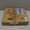 Large Wall Clock for Living Room Decor, Non Ticking Silent, Battery Operated Modern Vintage Wood Wall Clock Oversized Decorative Wall Clock for Bedroom Kitchen Farmhouse Office Decor (14inch, Antique Bronze Metal - Roman Numerals)