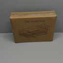 Dish Drying Rack for Kitchen Counter, Stainless Steel Drainer Anti Rust, Smart Drainage System Drainboard with Detachable Cutlery Holder, Handwash Dish Helper for Home, Apartment Space Saving (11"W x 15"L, Black)