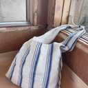 Linen Dobby Vintage Stripe Fabric (4707 6288 7116) Beige