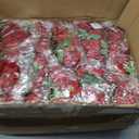 50 Pcs Artificial Silk Roses Bulk with Long Stem,Red