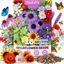 200,000+ Wildflower Seeds Bulk (4oz) 16 Varieties Perennial & Annual Mix, Attract Bees, Butterflies & Hummingbirds, High Germination for Outdoor Pollinator Garden, Unique Gift for Mother, Women, Mom