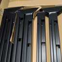 EVERHANGER Wall Mount Garage Storage Shelves, 33in x 24in Heavy Duty Shelf Organizer for Storage Bins, Power Tools, Holds 525lbs, 3 Pack Black
