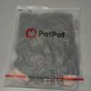 PATPAT Matching Family Outfits Mom and Me Matching Outfits Short Sleeve Round Neck Midi Shirt Dress (Black, M)