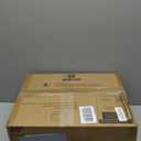 LEDIARY 20" Caged Ceiling Fan with Light and Remote, Low Profile Flush Mount Fandelier, Black Gold Bladeless Enclosed Small Fan Lights Ceiling Fixtures, Rustic Farmhouse Style for Bedroom, Outdoor