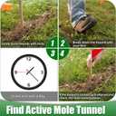 2 Pack Mole Traps that Kill Best, Vole Traps Outdoor Use Scissor for Lawns, Mole Trap Easy to Set Galvanized Steel Reusable Quick Capture Gopher