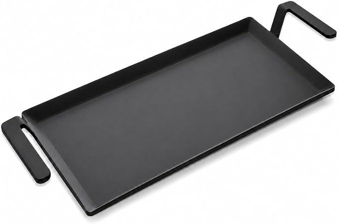 24'' Carbon Steel Griddle Replacement for Made In Cookware
Pre-seasoned Cookware for Double Burner Stovetop and Gas/Charcoal Grill, Heavy Duty Dual-Handle Large Family Size Griddle
