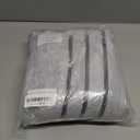 MyOwn Cotton 2 Pack Oversized Bath Towel Set 28x55 inches, Large Bath Towels, Ultra Absorbant Compact Quickdry & Lightweight Towel, Ideal for Gym Travel Camp Pool - Light Grey, 71618