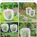 Bird Netting for Garden Protection - 4 Pack Garden Netting Pest Barrier with Drawstring,3.3Ft x 2.7Ft Mosquito Net Tomato Protective Cover Garden Plant Netting for Cicadas Vegetables Blueberry Bushes