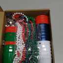 24 Pcs Christmas Shot Glass Necklaces Plastic Shot Glasses on Beaded Necklace Colorful Shot Necklace Cups for Kids Christmas Birthday Party Supplies, 4 Colors